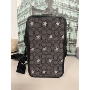 Coach CO929 Sullivan Pack In Signature Jacquard With Star Embroidery